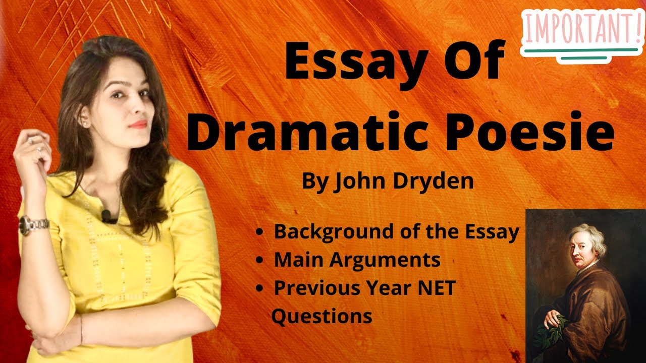 essay of dramatic poetry