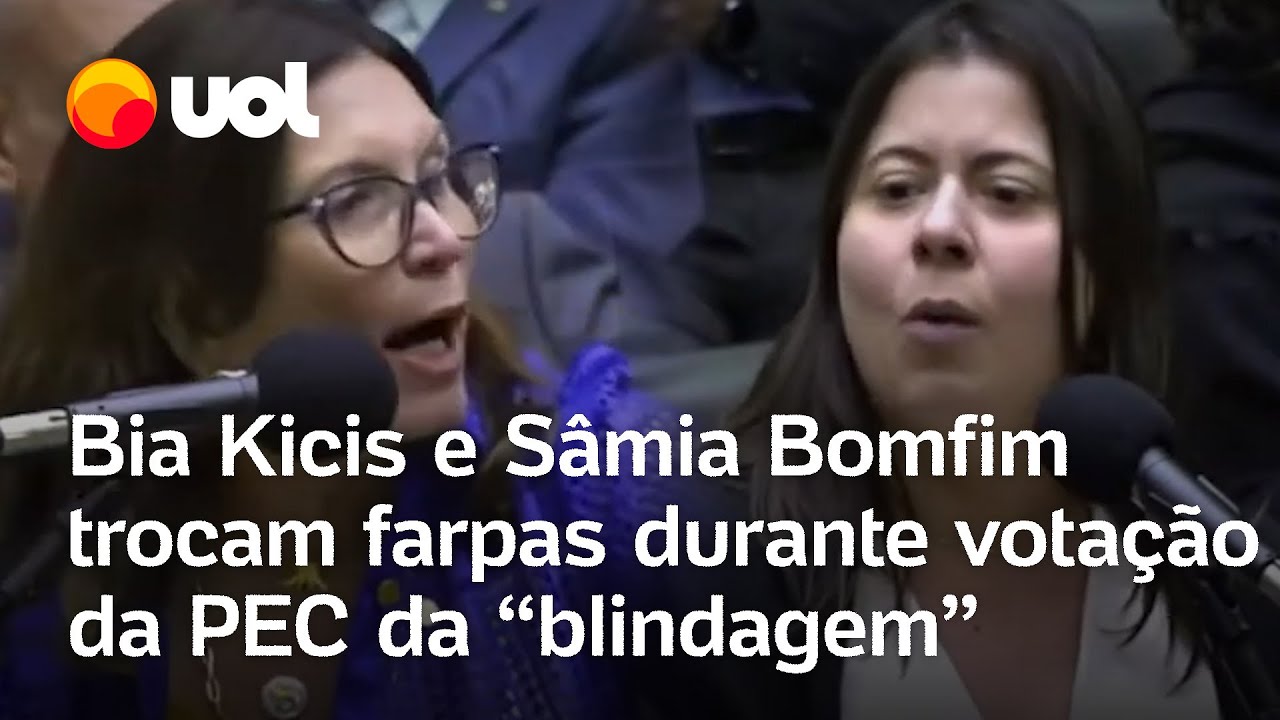 Bia Kicis e Sâmia Bomfim trocam farpas durante votação da PEC da Blindagem: 'Imunda' e 'bandido'