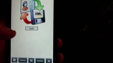 Windows Mobile: XML Backup - Backup your contacts easily