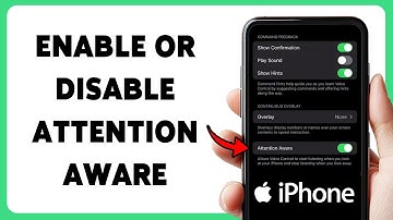 How To Enable Or Disable Attention Aware On iPhone 2025 | Turn On/Off Attention Aware Feature