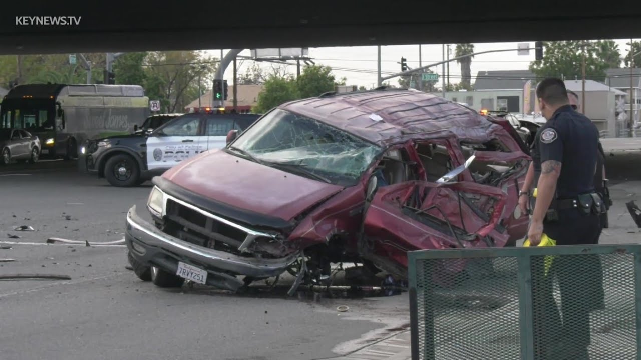 Pursuit Ends in Violent Crash Leaving 1 Dead, Multiple People Injured ...