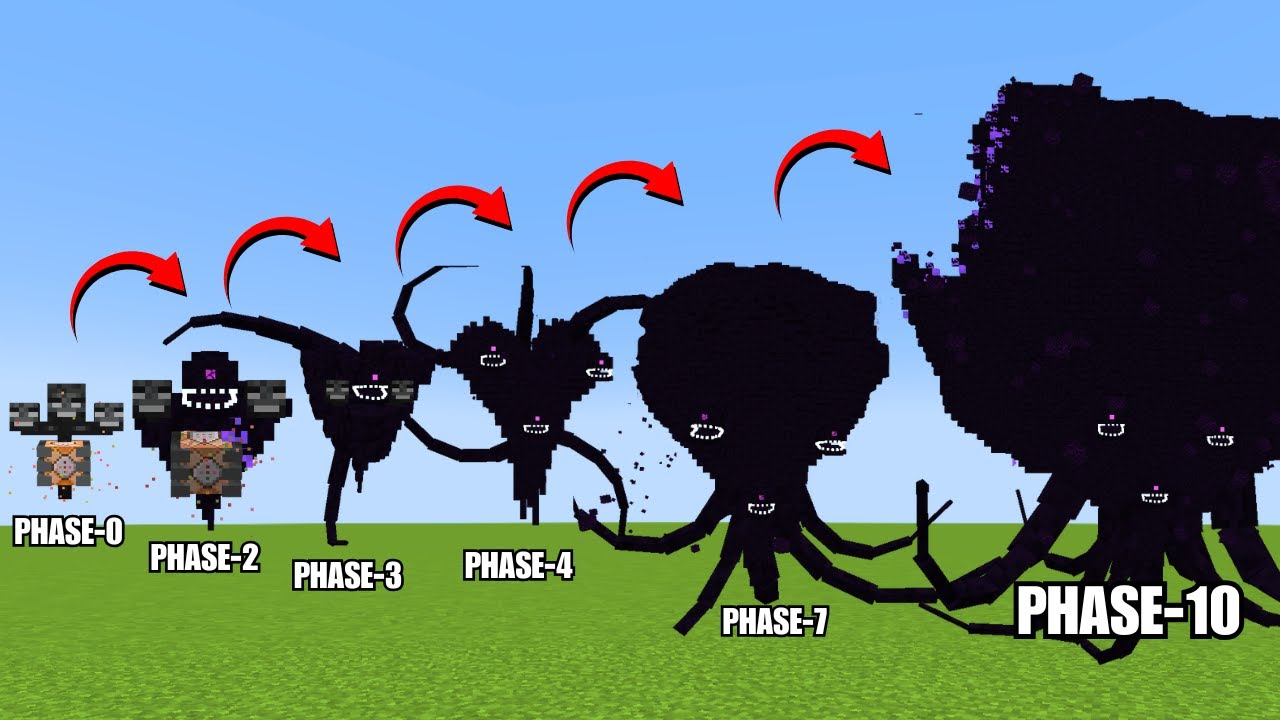 I Tested Every Wither Storm Explosion Phase in Minecraft!