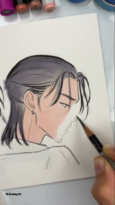 Cara Menggambar Mulut Dan Hidung Dari Samping