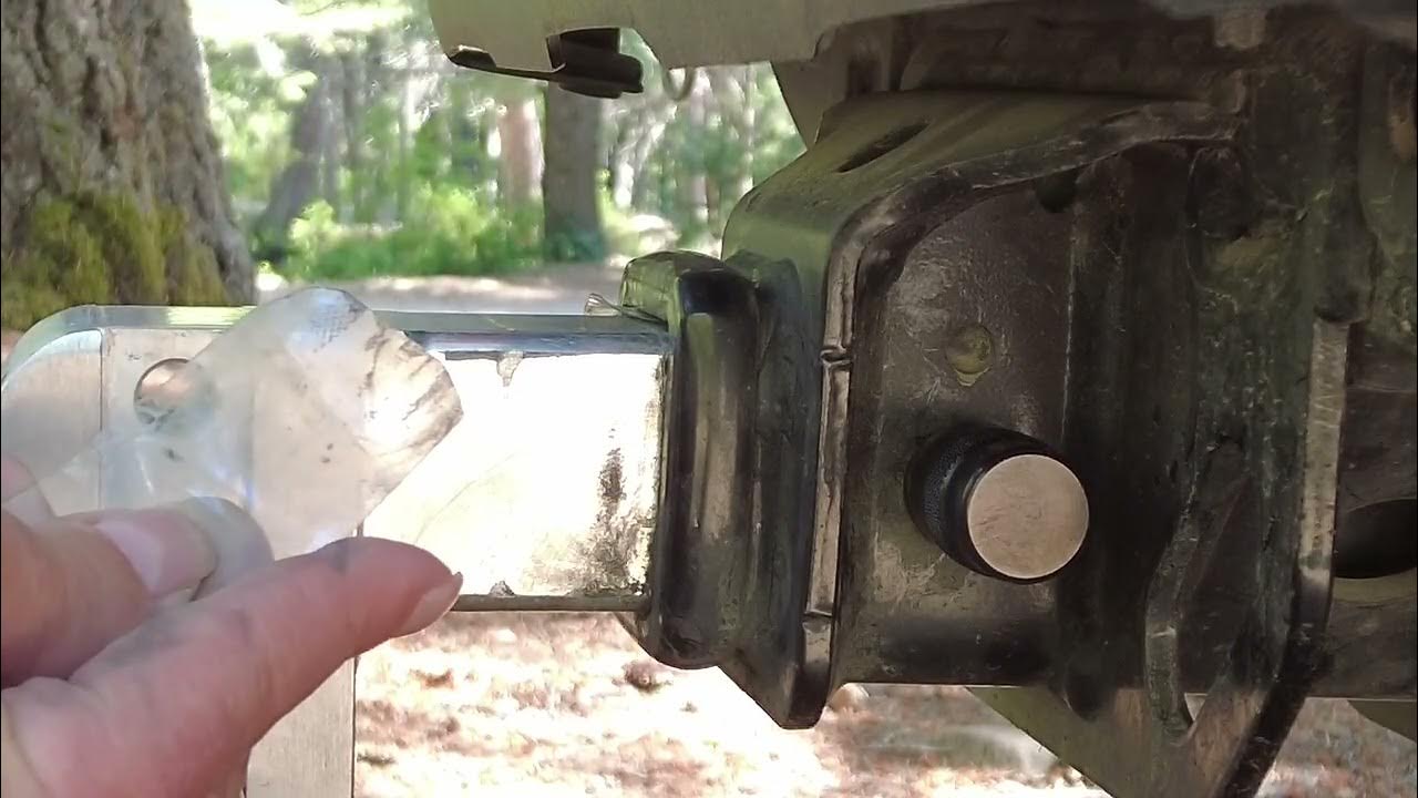 How to stop trailer bucking with a recycled bottle YouTube