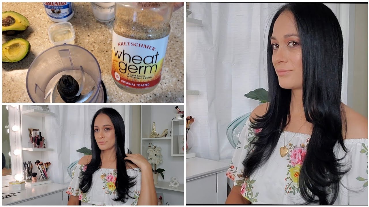 natural de germen de trigo para un cabello saludable, brilloso y suave🌾🌾🌾🌾 - YouTube