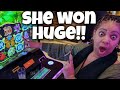 She won huge after i insisted she play this slot machine