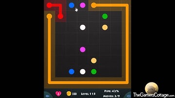 Flow Game Level - 265 [8x8] Basic Pack Connect the Dots