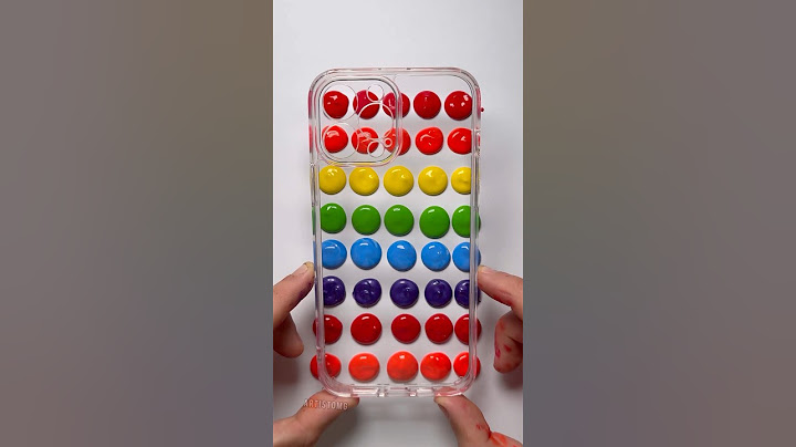 Satisfying Phone Case with Rainbow Colors! 🌈 #visualart #art #diy