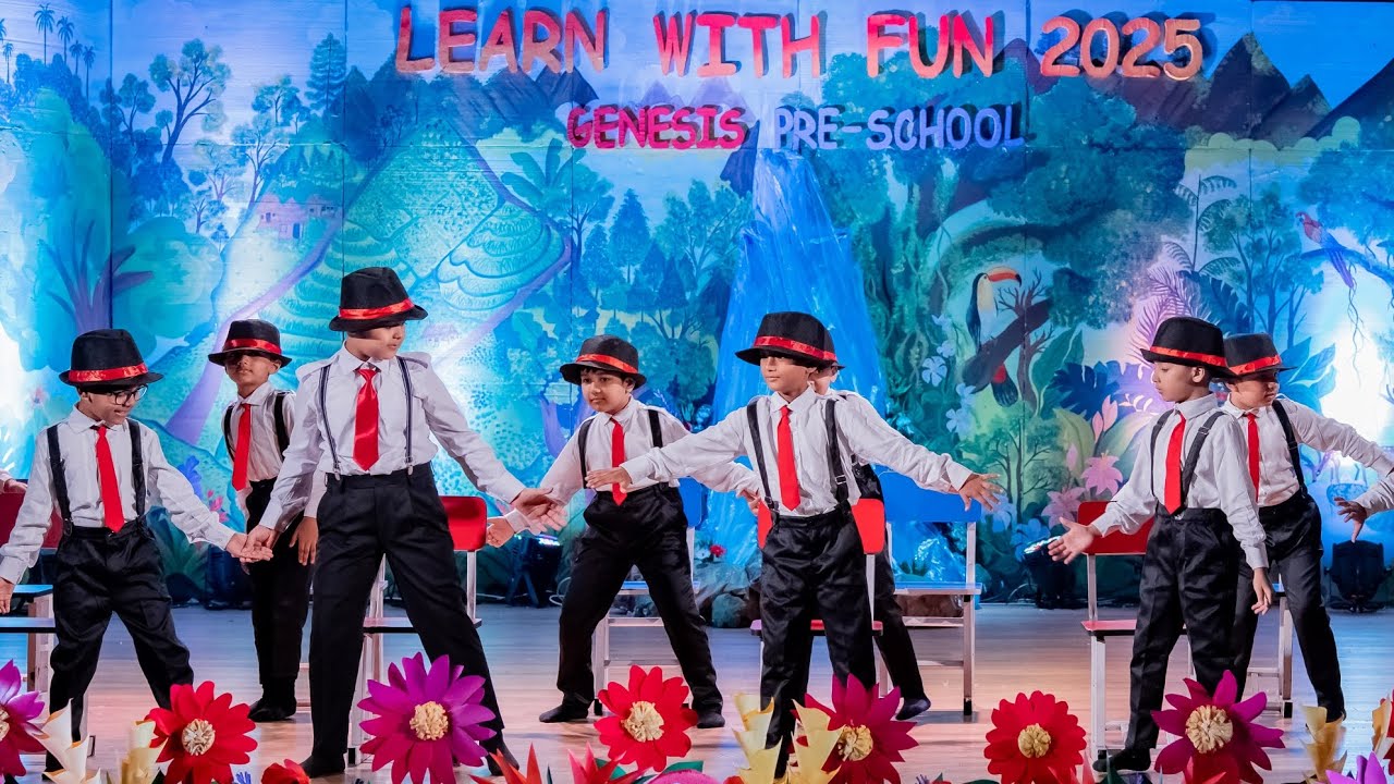 Believer Dance 🎩 | Class KG | Learn with Fun Program 2025 | GENESIS Pre-School 