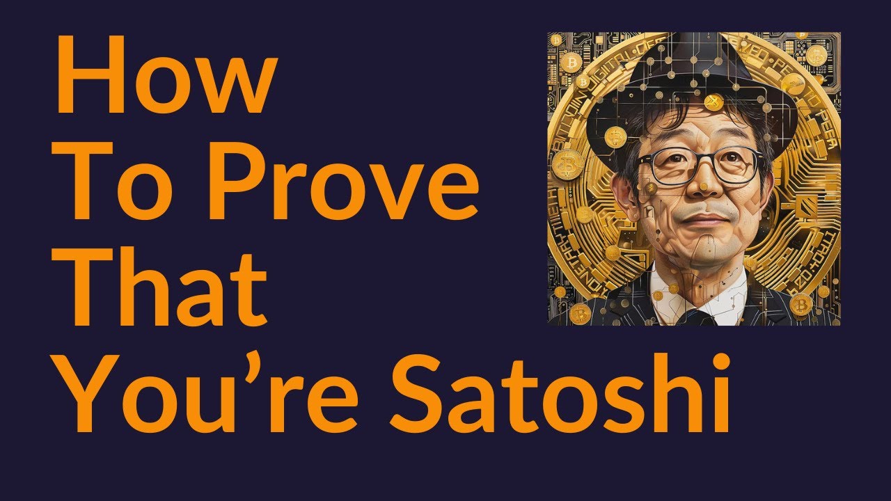 Satoshiさま確認用 How To Prove That You're Satoshi - YouTube