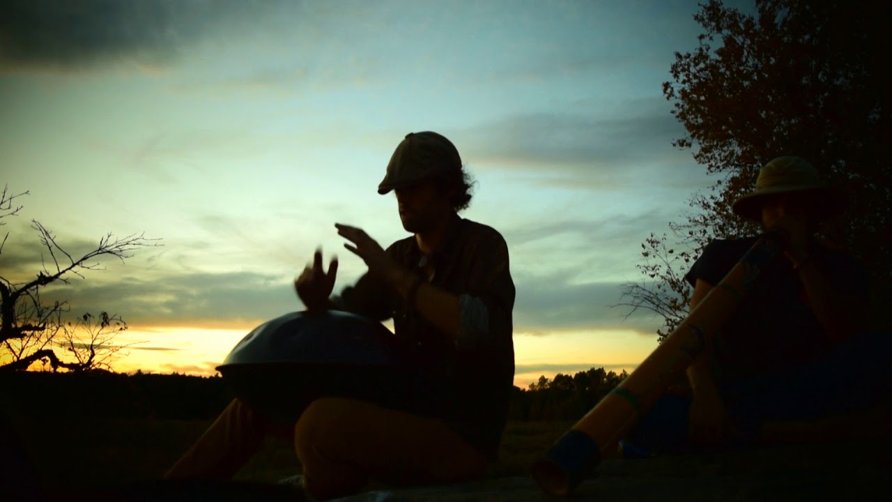 Healing Handpan and Didge- Powerful Jam at Sunset In Orchard