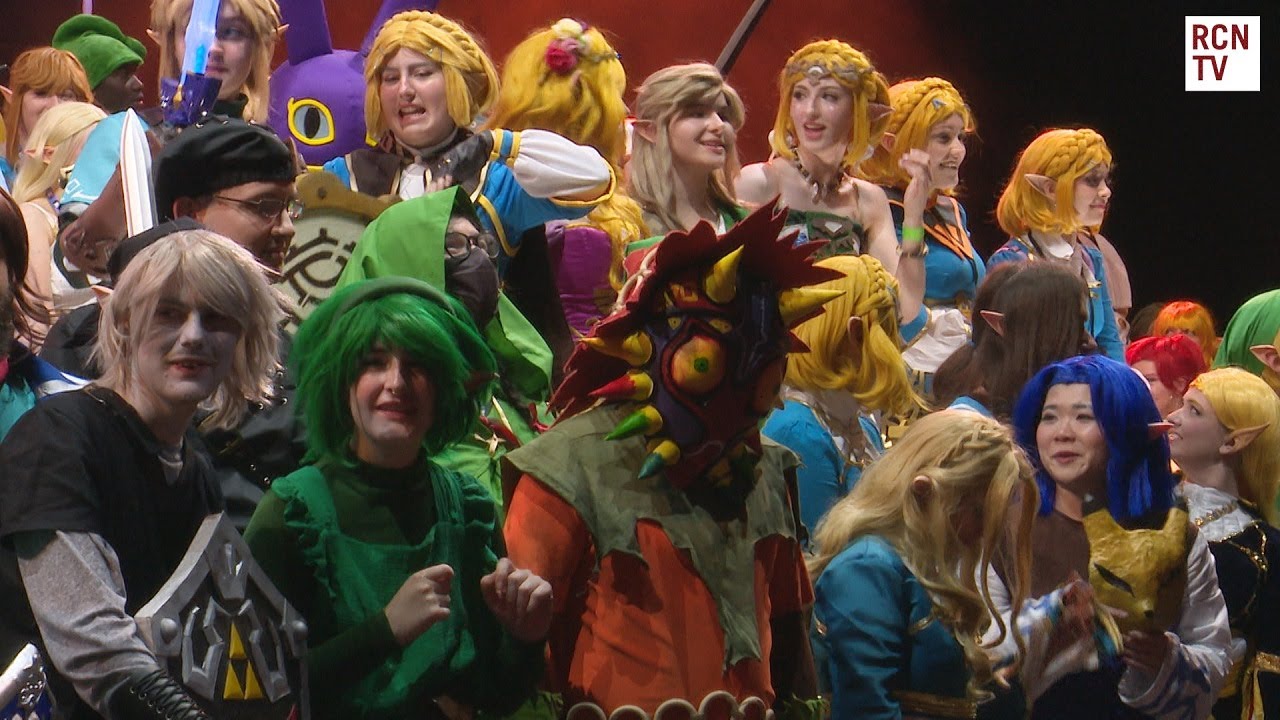 Zelda Cosplay World Record Attempt MCM London Comic Con 2023 - YouTube