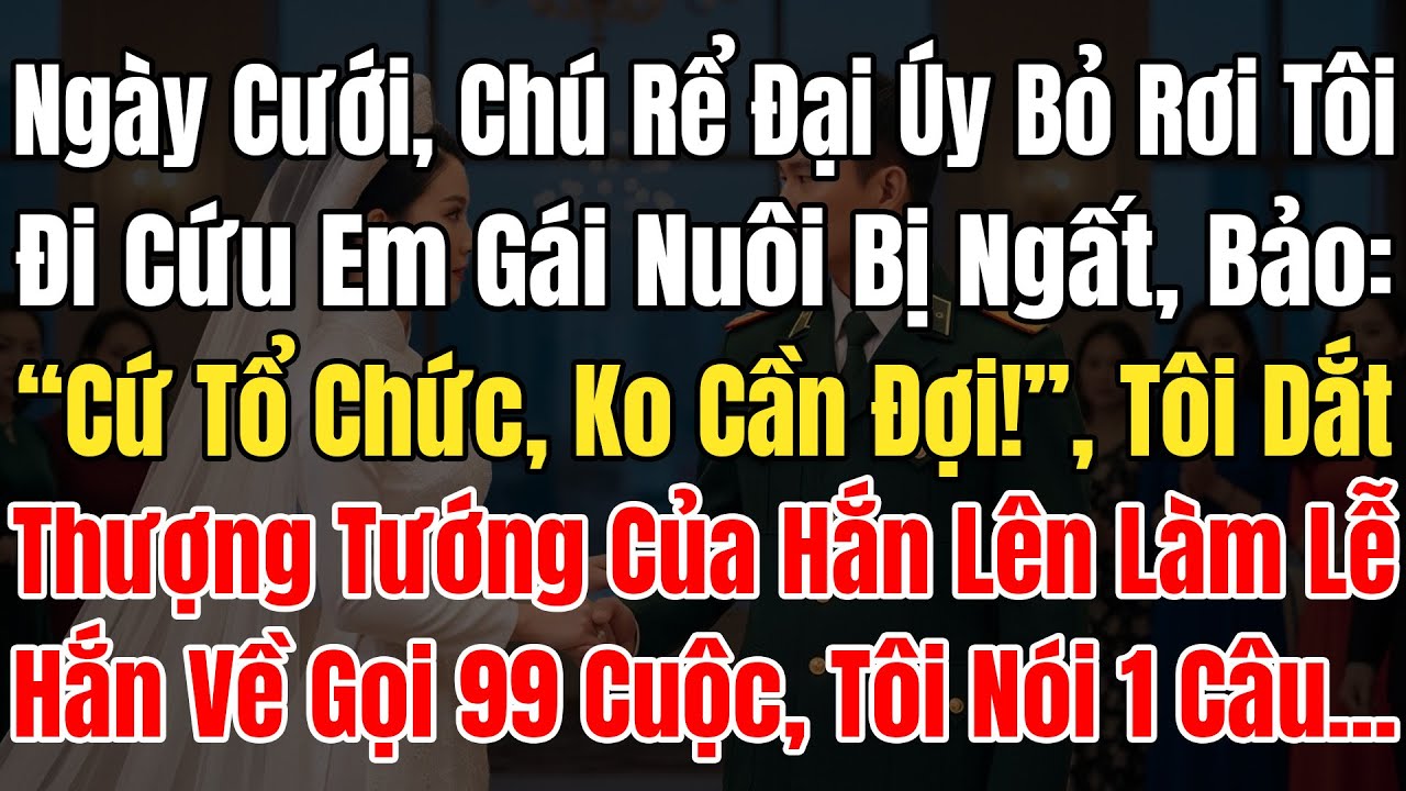 Ngày Cưới, Chú Rể Đại Úy Bỏ Rơi Tôi Để Cứu Em Gái