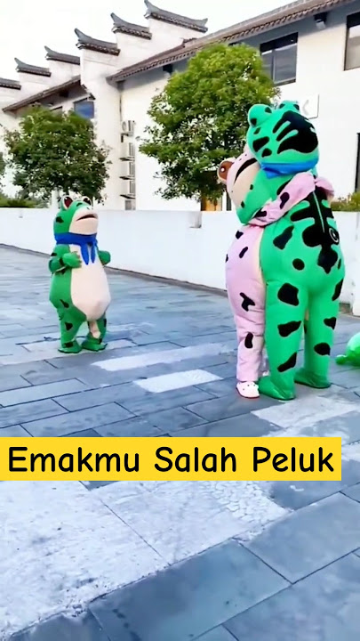 Komedi badut kodok salah peluk ⁉️ #comedy #dubbing #komedi