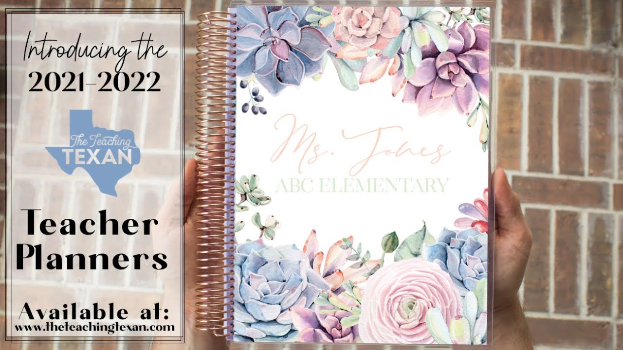 The Teaching Texan Teacher Planner Walkthrough 20212022 YouTube