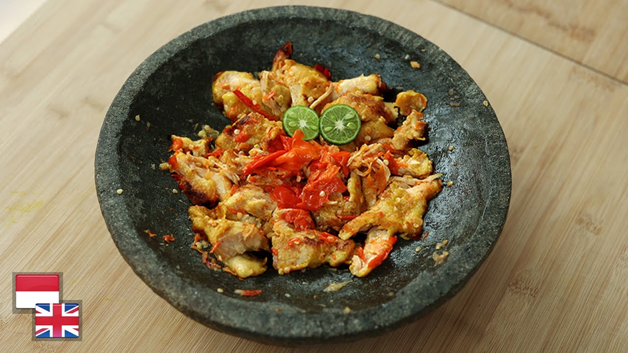 Resep AYAM GEPREK TANPA GORENG: Minim Minyak & Tepung! [Cocok Untuk Stok]