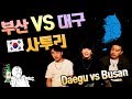 [억양차이] 대구 VS 부산 사투리 비교(feat.서울사람데이브&넉살) Daegu VS Busan Dialect