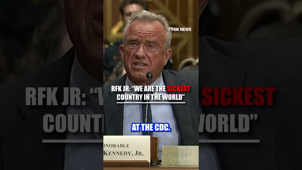RFK Jr: We are the sickest country in the world and have to fire people at the CDC #shorts