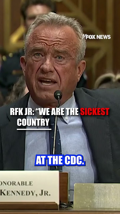 RFK Jr: We are the sickest country in the world and have to fire people at the CDC #shorts