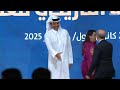 Seine Hoheit der Emir besucht Feier zur Fertigstellung des historischen arabischen...