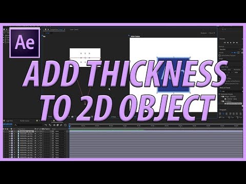 How to Extrude an Object without Plugins or Raytracing in Adobe After Effects CC