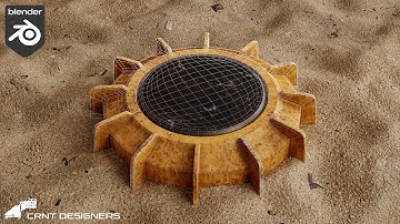 Cylindrical hard surface design _ blender modeling NH6