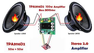 Ultimate TPA3116D2 Connection for Better Bass
