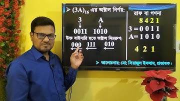 HSC ICT Chapter 3 | Hexadecimal to Octal | হেক্সাডেসিমেল হতে অক্টাল নির্ণয় | ict for hsc | #ict