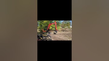 Kubota KX080: Tug of War #Shorts