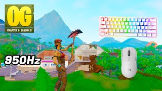 SteelSeries Apex Pro TKL ASMR 😴 Fortnite OG Solo Gameplay 🏆 Satisfying Keyboard Fortnite 360 FPS 4K