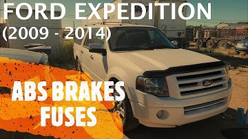 Ford Expedition - ABS BRAKES FUSE LOCATION (2009 - 2014)