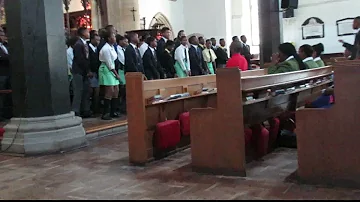 Bawo Thixo Somandla: Schoolchildren in the Cathedral, Makhanda, 2020