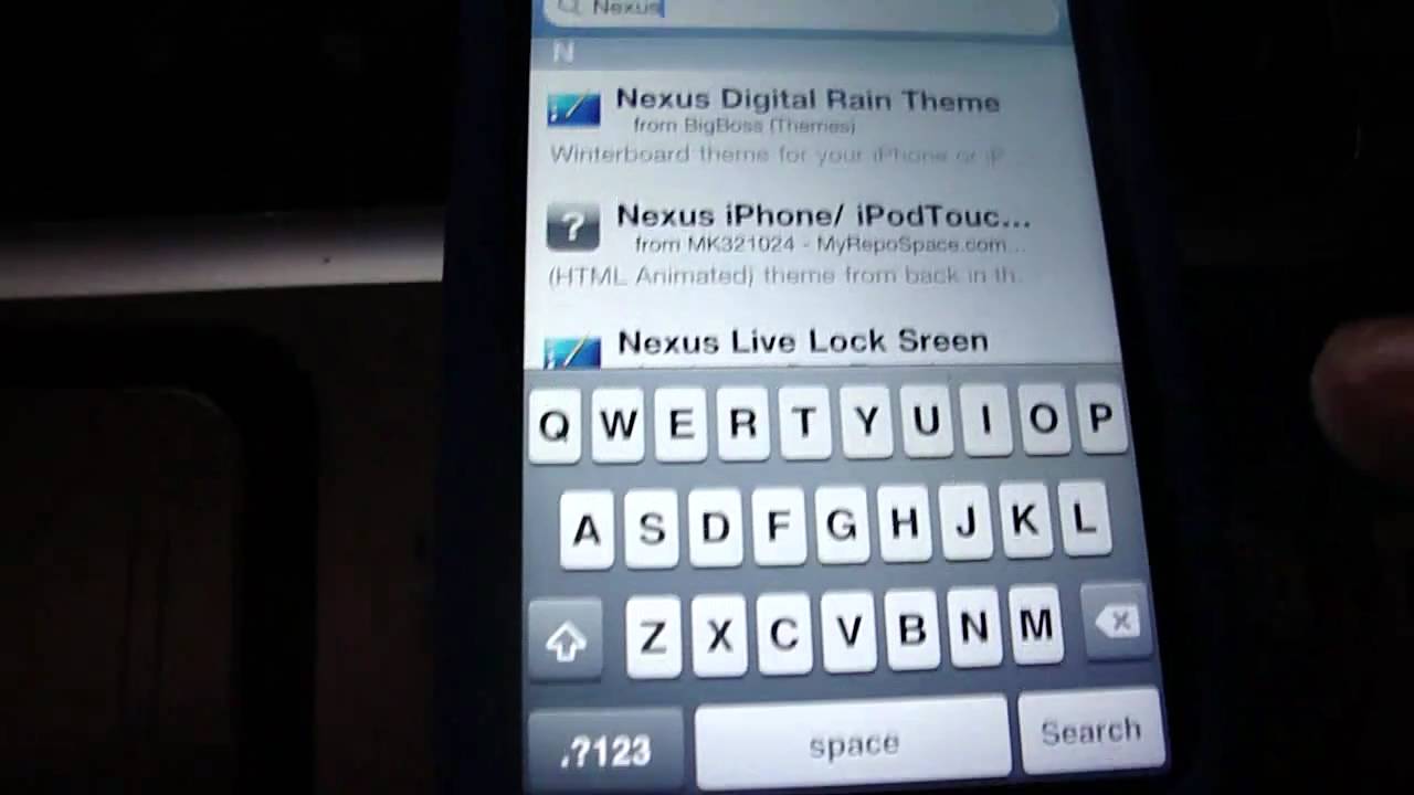 How to get Nexus S wallpaper and lockscreen iphone ipod touch! - YouTube