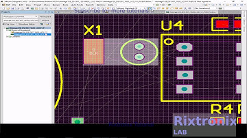 Tutorial altium design pcb clock ds1307 18b20 pt 45