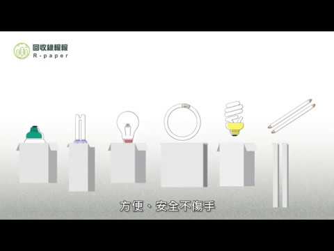 這樣回收燈泡/管最安全