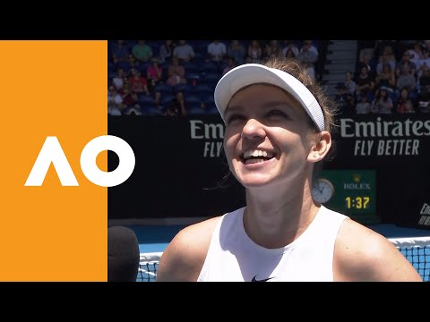 Simona Halep on-court interview (4R) | Australian Open 2020