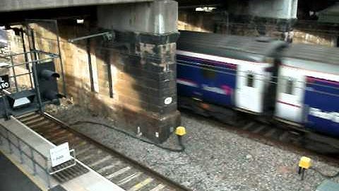 Scotrail Class 90 Passing Through Tamworth With The caledonian Sleeper 90024