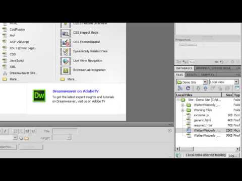 Using Dreamweaver to Convert Word Documents to HTML