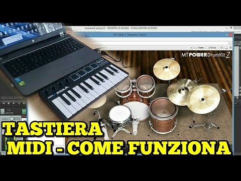 Video: Come Usare Una Tastiera Midi