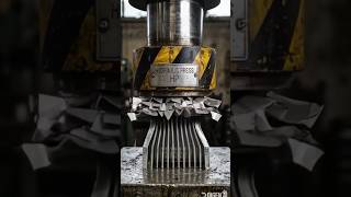 💯 Aluminum heatsink block 🌹 crushes in Hydraulicpress#shorts #trending#satisfying#shortsfeed#youtube