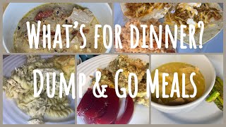 Crockpot Meals- Dump and Go- What's for Dinner- What to Make for Dinner- Easy Dinners- Cheap Meals