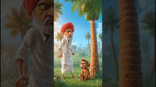 मेहनती बंदर और नारियल का चमत्कारी पेड़#HindiKahani #MoralStory #Bandar #CoconutTree #StoryTime
