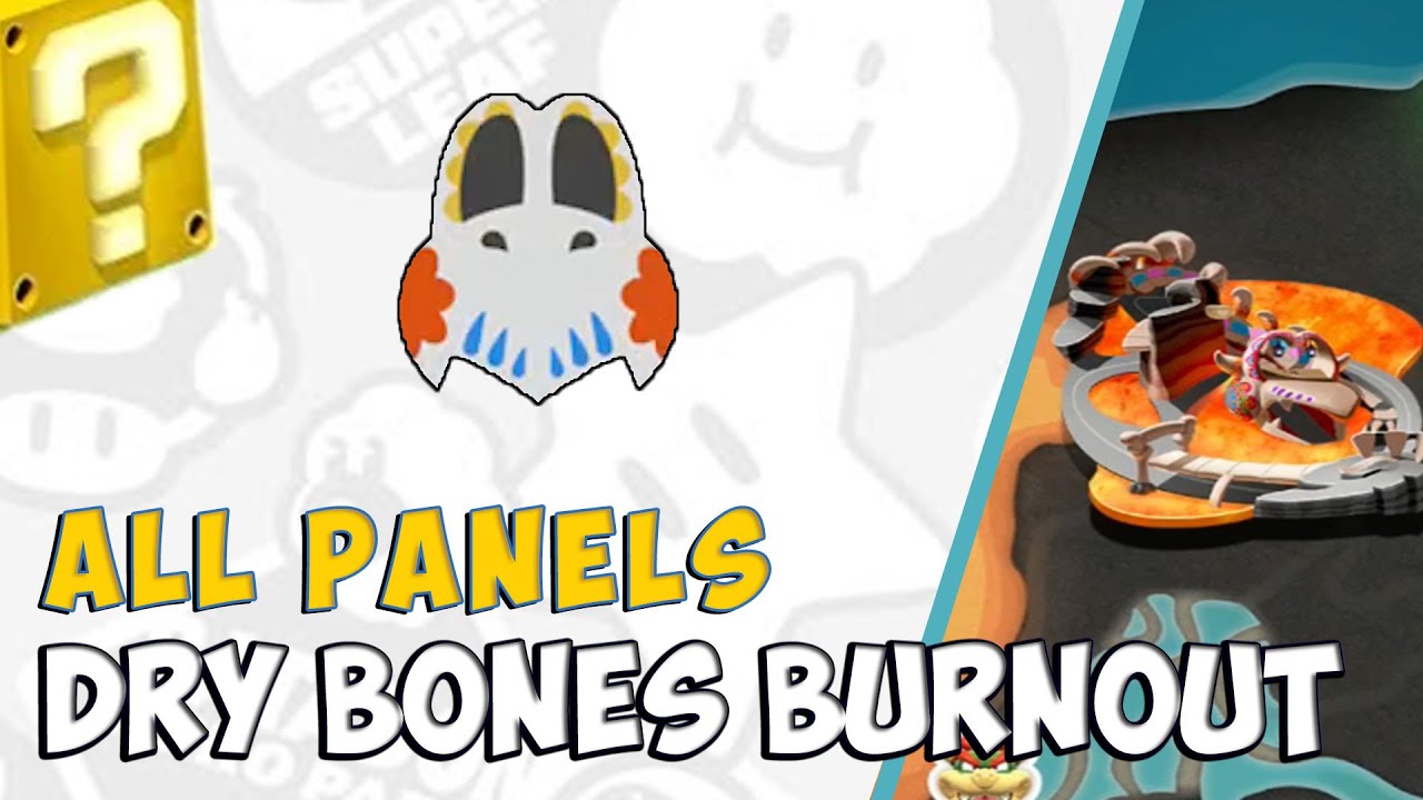 Dry Bones Burnout Panels - Mario Kart World - YouTube