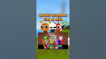 SPRUNKI INCREDIBOX ĐÁNG SỢ NHẤT THẾ GIỚI | #sprunki #miniworldvn #miniworld