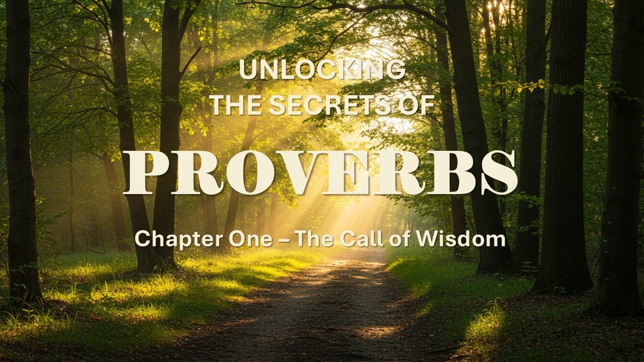 Proverbs Chapter One Proverbs Chapter 1 #biblestudy #proverbs #ancientwisdom - YouTube