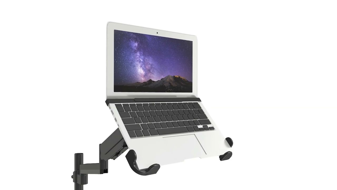 Supporto Laptop Regolabile con Montaggio VESA per Adattamento a Staffa - ICA-LCD VESA-NB