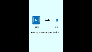 Video Converter & Compressor, Free up space on your device screenshot 3