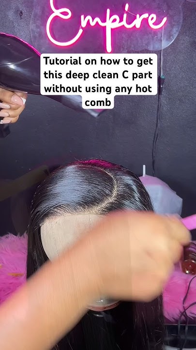 How Get A Deep C Part Without The Use Of Hot Comb wigstyling how-get-a-deep-c-part-without-the-use-of-hot-comb-wigstyling
