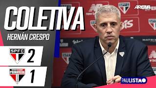 COLETIVA HERNÁN CRESPO | AO VIVO | São Paulo x Primavera - Paulistão 2026