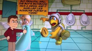 Coin Bro Uses The Girls Bathroom And Gets Grounded